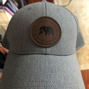 NEVER WORN grey and navy Hat.